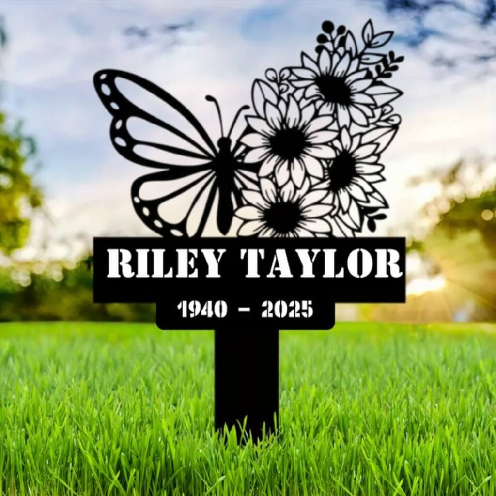 5254. Butterfly with Sunflowers