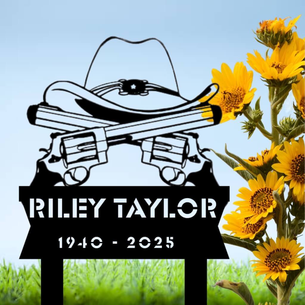 7200. Cowboy/girl Hat 2 guns