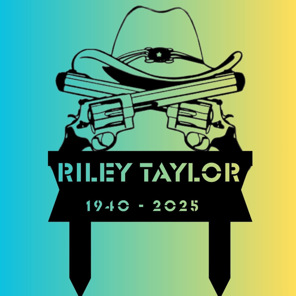 7200. Cowboy/girl Hat 2 guns