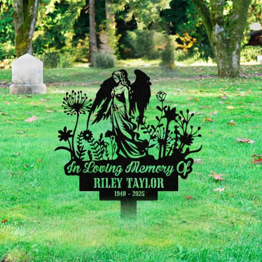 100. Angel with Flowers